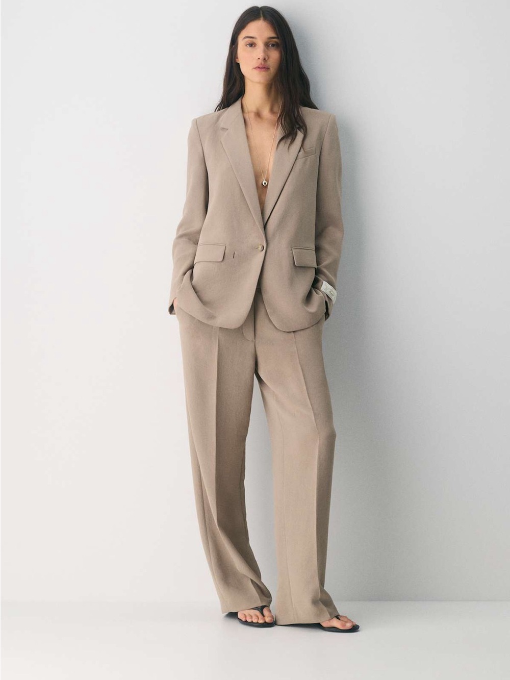 nwot Wilfred Generation blazer modern taupe 8